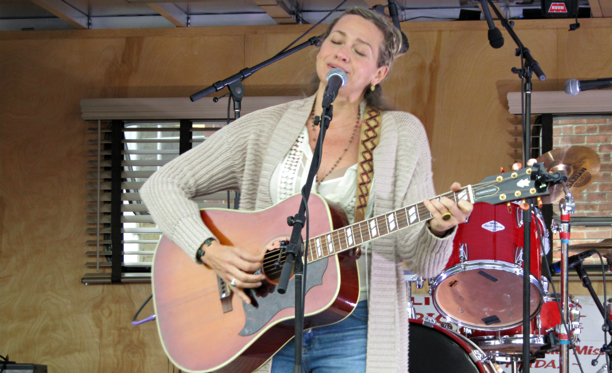 Sally Taylor performs