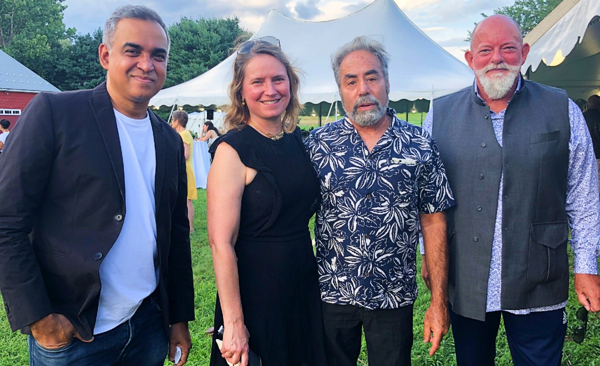 Fashion designer Bibhu Mohapatra;&nbsp;Liz Gurland,&nbsp;a performer in&nbsp;this summer&#39;s company at the Mac-Haydn Theatre; Bobby Beard, and Hale Gurland