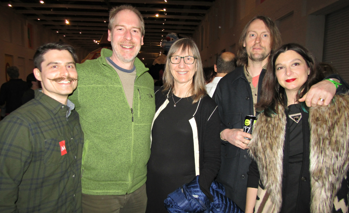 Ben Warren, Gregory Scheckler, Laura Christensen, Gavin Booth and Nico Dery