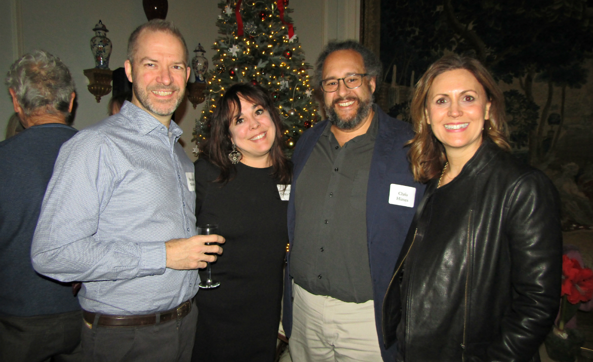 Brendan Mathews, Emily Pulfer-Terino, Dr. Chris Himes and Margaret Keller Brendan Mathews, Emily Pulfer-Terino, Dr. Chris Himes and Margaret Keller