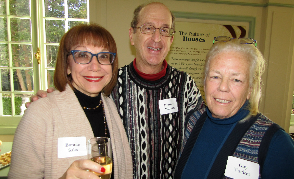 Dr. Bonnie Saks, Bradley Minnen and Gay Tucker