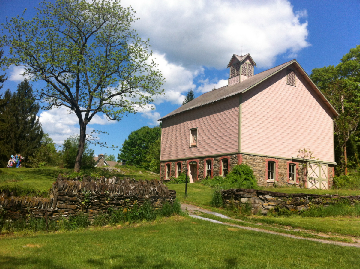 The pink barn at WaveCrest