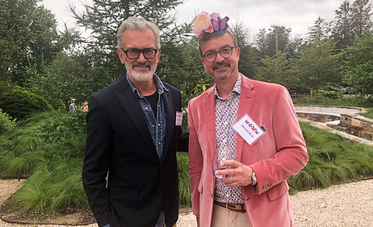 Frank Muytjens of The Inn at Kenmore Hall, and Michael Beck, BBG executive director