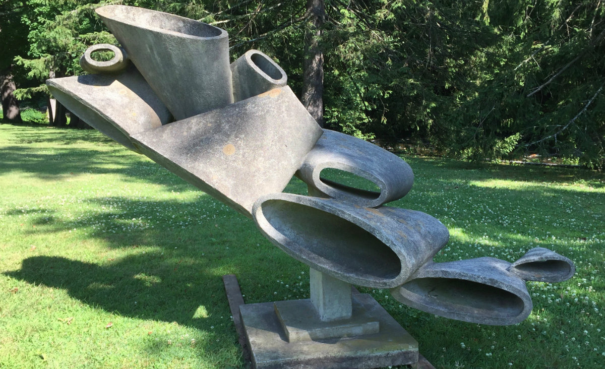 William &ldquo;Bill&rdquo; Talbot ,&ldquo;Mykonos," ferro cement stabile, 1974.