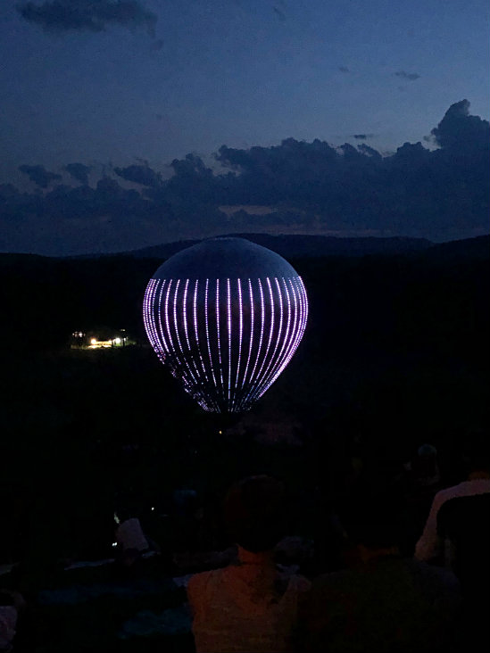 New Horizon: the light show