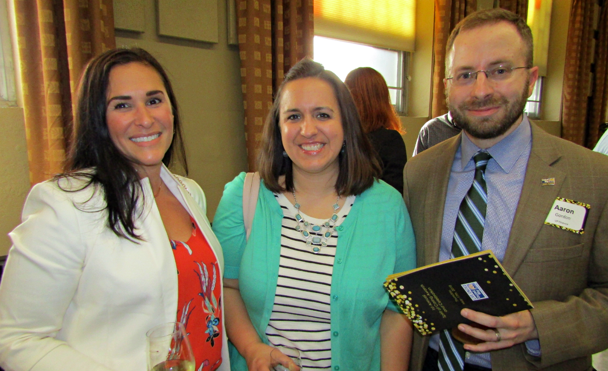 From Williams College:&nbsp;Danielle Gonzalez,&nbsp;Jillian St. John&nbsp;and NBUW board member&nbsp;Aaron Gordon