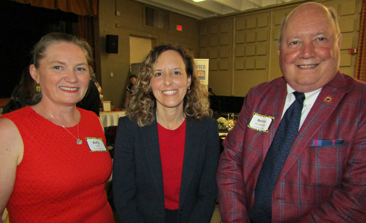 Celebration committee member&nbsp;Buffy Lord,&nbsp;Andrea Harrington&nbsp;and 2017/18 NBUW campaign co-chair&nbsp;Bernie Pinsonnault