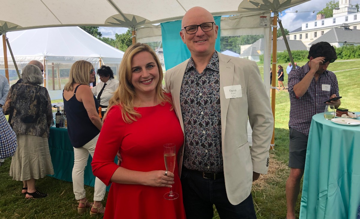 Natalie Johnsonius Neubert, executive director of the Berkshire Music School,&nbsp;and David Neubert