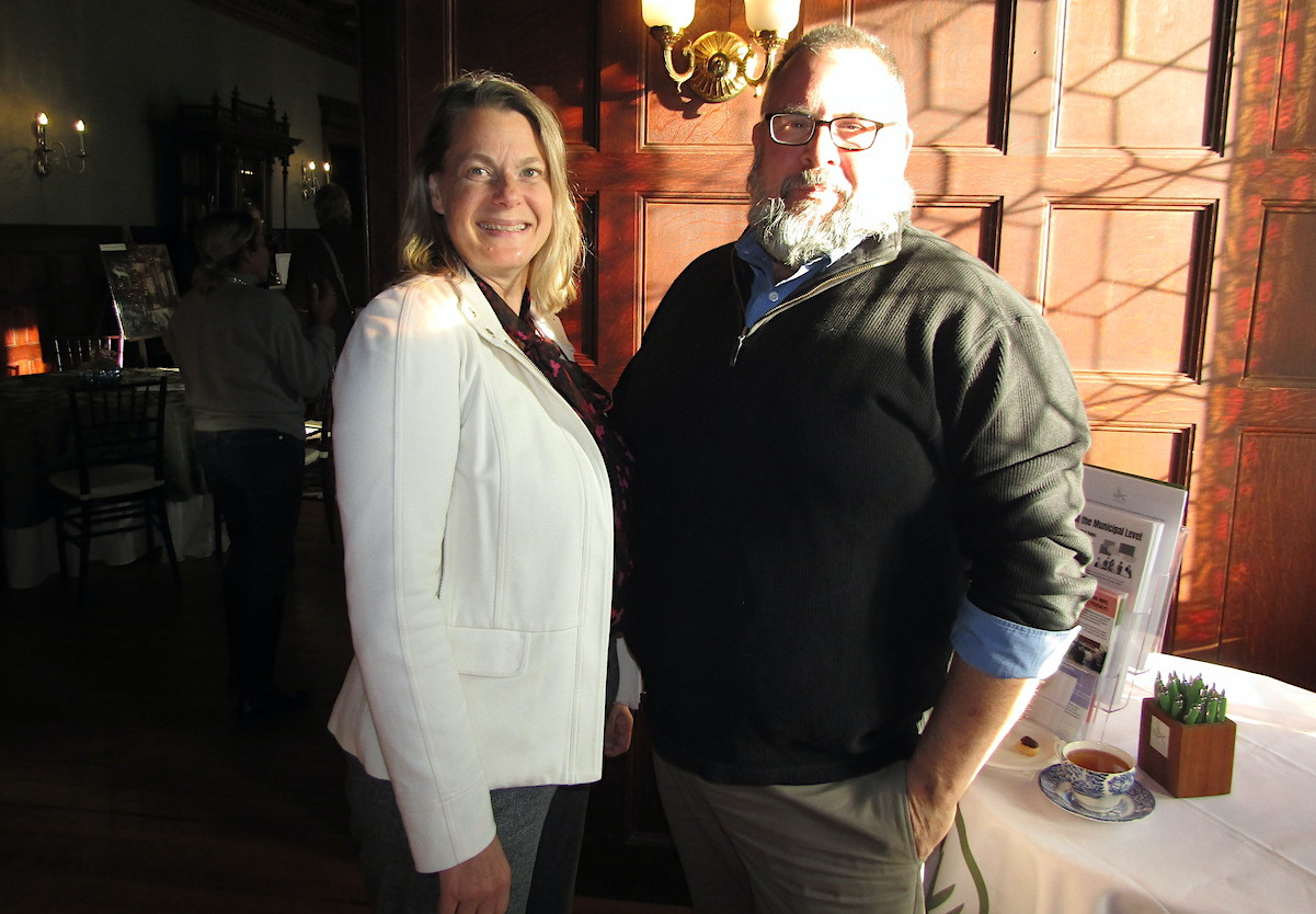 Kristen van Ginhoven, founder&nbsp;of WAM Theatre, and Tom Bernard, president and CEO&nbsp;of Berkshire United Way