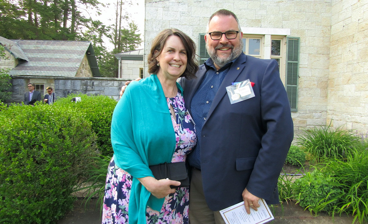Jennifer Bernard and Tom Bernard, president and CEO of Berkshire United Way