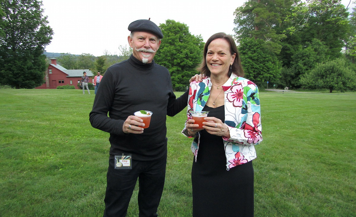 Artist Chip Sullivan and Pamela Cunningham