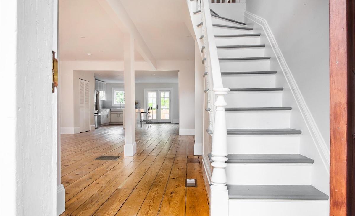 Staircase to second floor Staircase to second floor