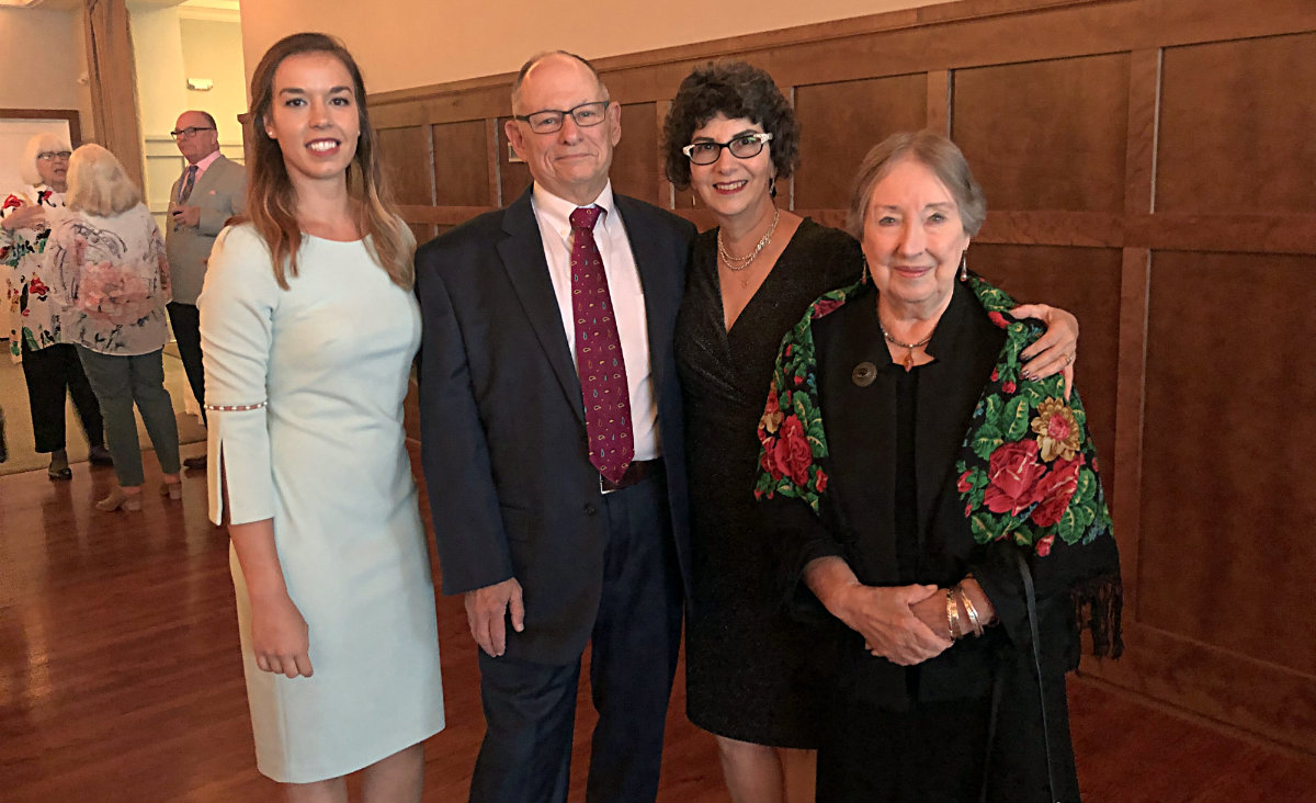 BCC Director of Development Shela Levante, Peter Levine, Ellen Crobier and Deborah Caine