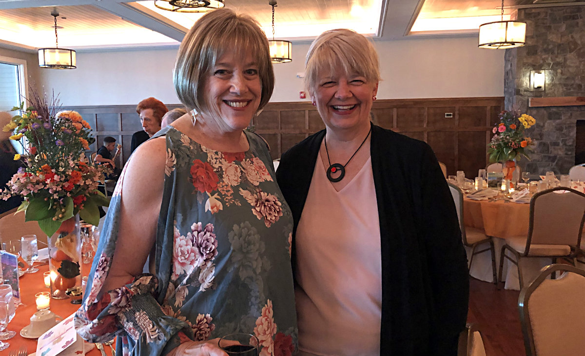 Barbara Viniar, former BCC president, and Ellen Kennedy, current BCC president