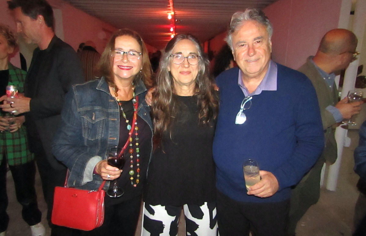 Jo Ann Secor, Art Omi Executive Director Ruth Adams and Lee Skolnick