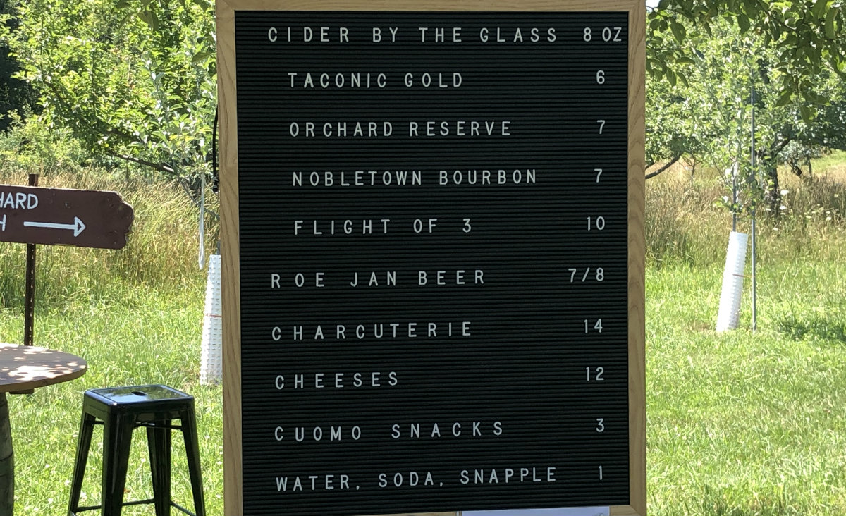 Little Cidery menu Little Cidery menu