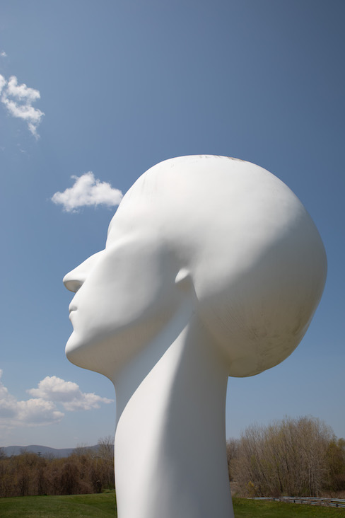 Outdoor sculpture walk at Tourists Hotel