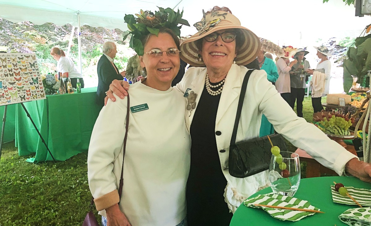 Robin Parow, the Garden&#39;s director of marketing communications, and Lauretta Harris