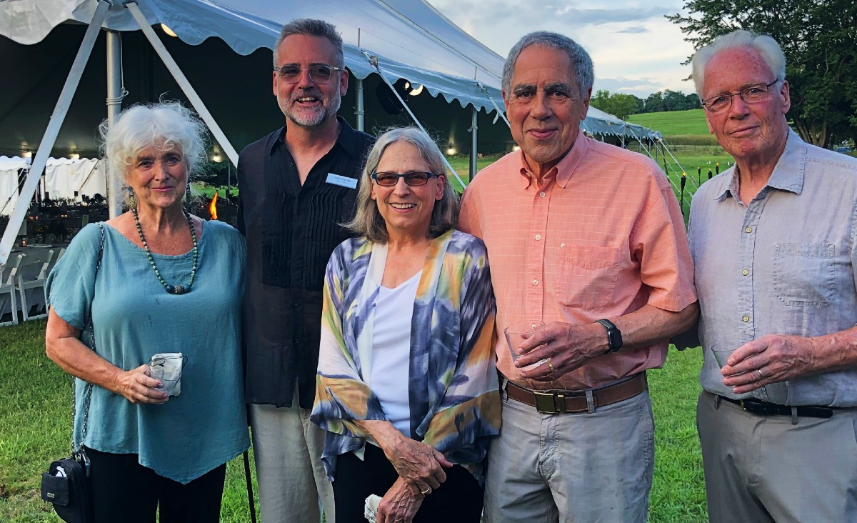 Janice Patterson, Board Chair Paul Cassidy, Anne Golden, Michael Golden, and Rick Patterson