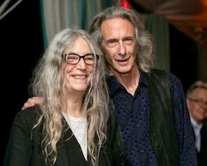 Patti Smith and Lenny Kaye (Photo by Susan Magnano). Patti Smith and Lenny Kaye (Photo by Susan Magnano).