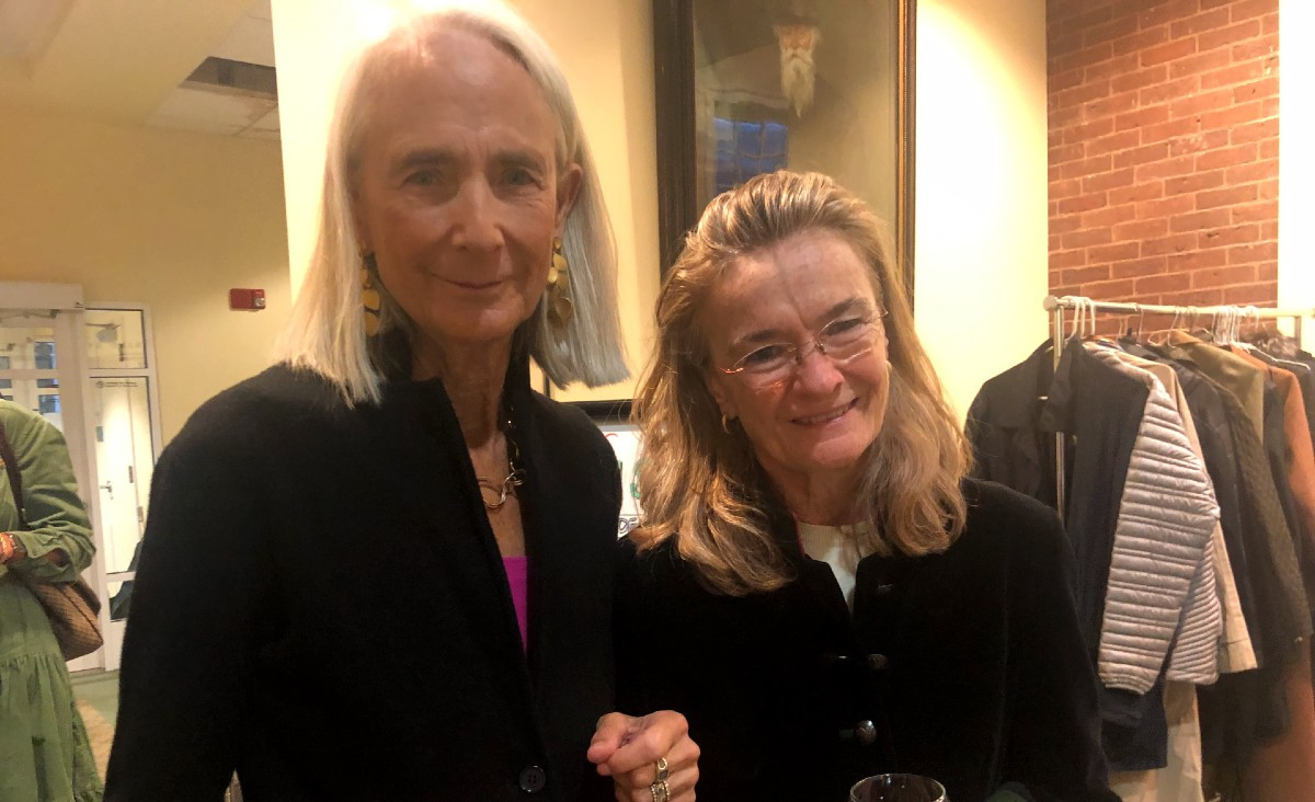 Barbara Peabody and Katy Kinsolving of the Northwest Connecticut Land Conservancy Barbara Peabody and Katy Kinsolving of the Northwest Connecticut Land Conservancy