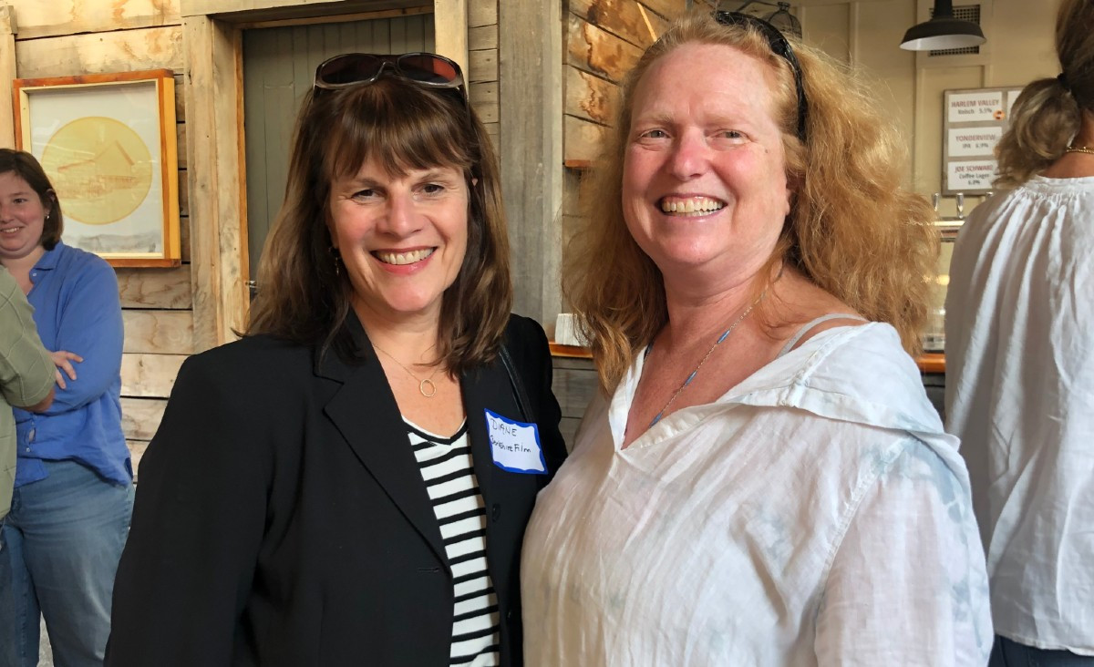 Diane Pearlman, executive director of Berkshire Film and Media Collaborative, and Bess Hochstein,&nbsp;former RI editor