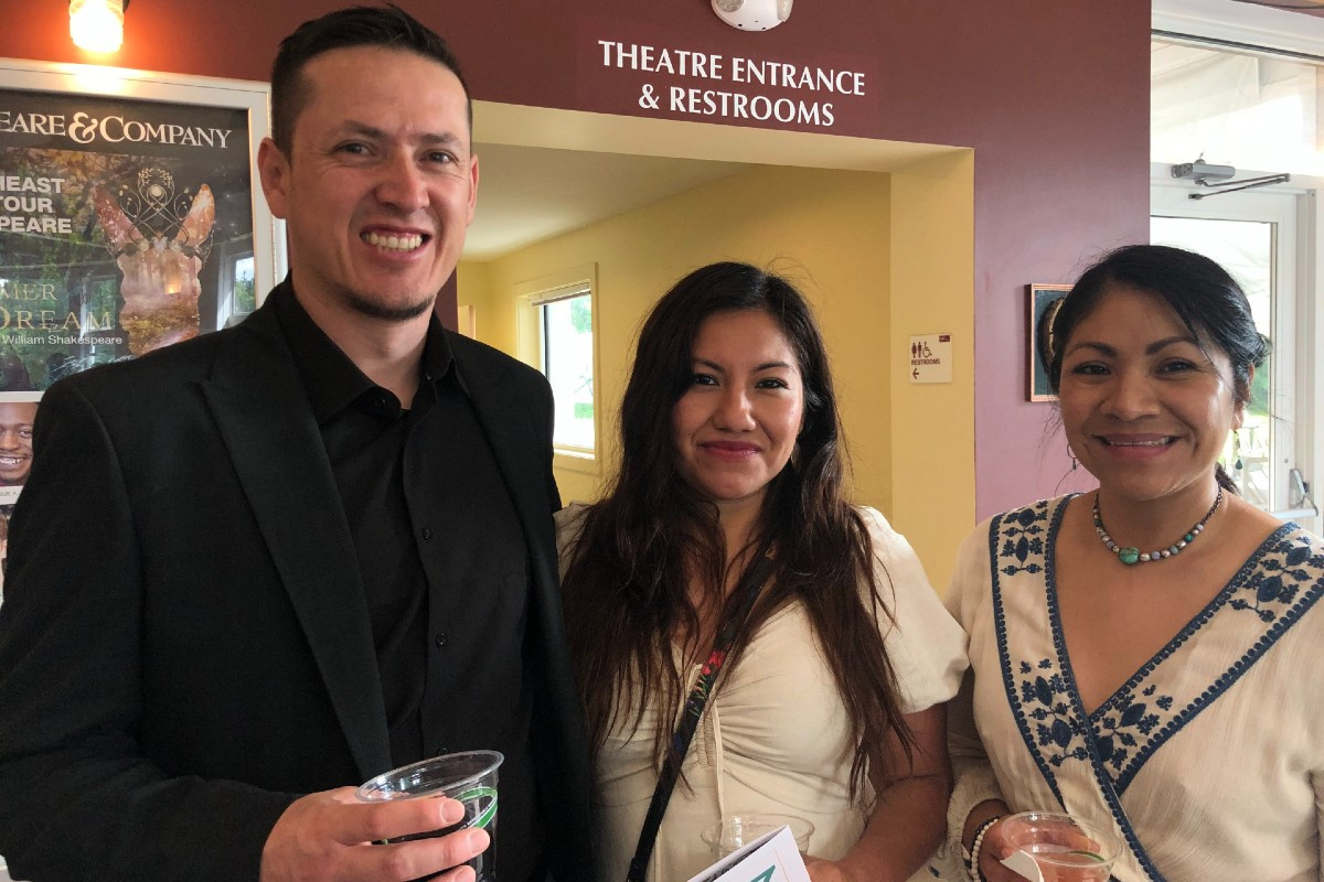 Andres Perez, Laura Cabrera, and America Lopez