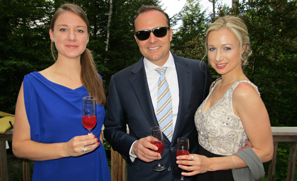 Christalena Hughmanick,&nbsp;Brandon Williams&nbsp;and&nbsp;Agnessa Lynn, chair of the after-party