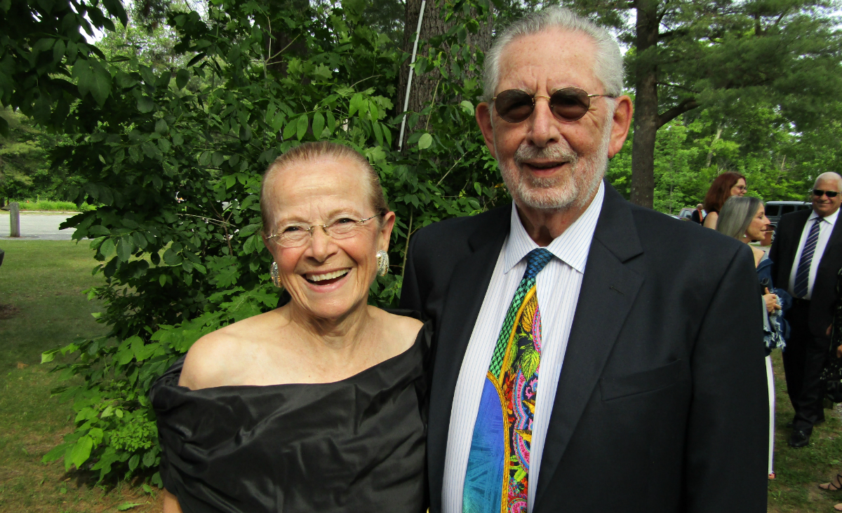 Board member&nbsp;Nancy Kalodner&nbsp;and&nbsp;Dr. Justin Wernick