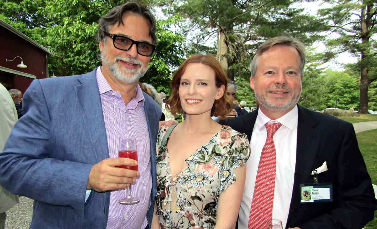 Alex Kirk, a former board member, with&nbsp;Jenny Joslin&nbsp;and board president&nbsp;Chris Jones