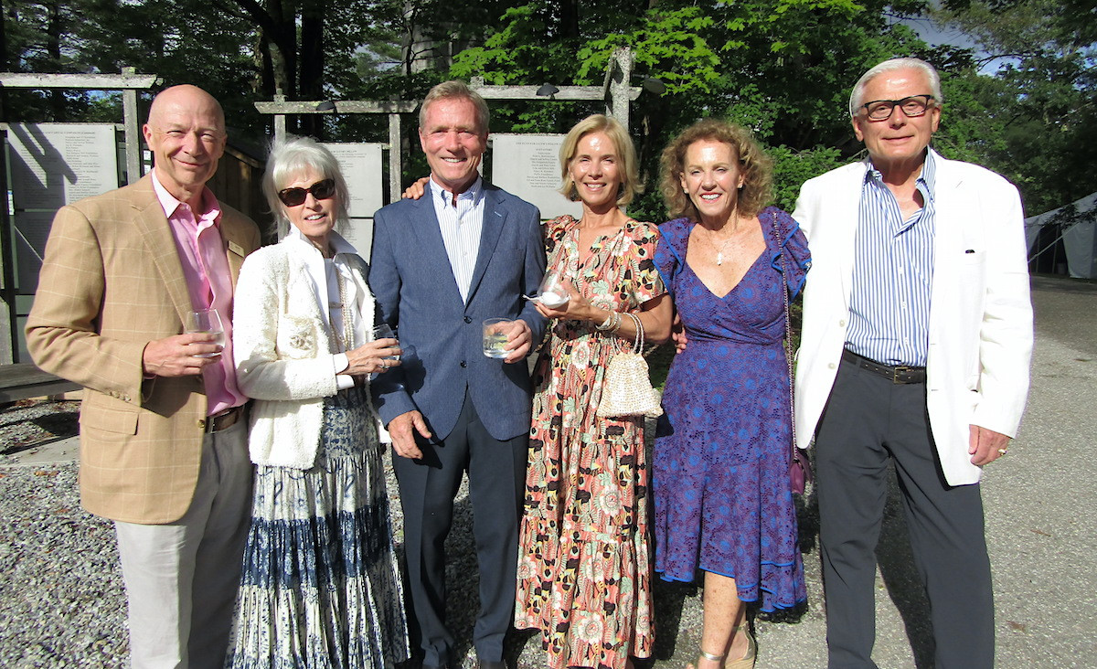 Former RI publisher and current Pillow trustee Mark Williams, Liz Williams, Jonathan and Cynthia Danforth, Pert Pivirotto, and Tom Merriman Former RI publisher and current Pillow trustee Mark Williams, Liz Williams, Jonathan and Cynthia Danforth, Pert Pivirotto, and Tom Merriman