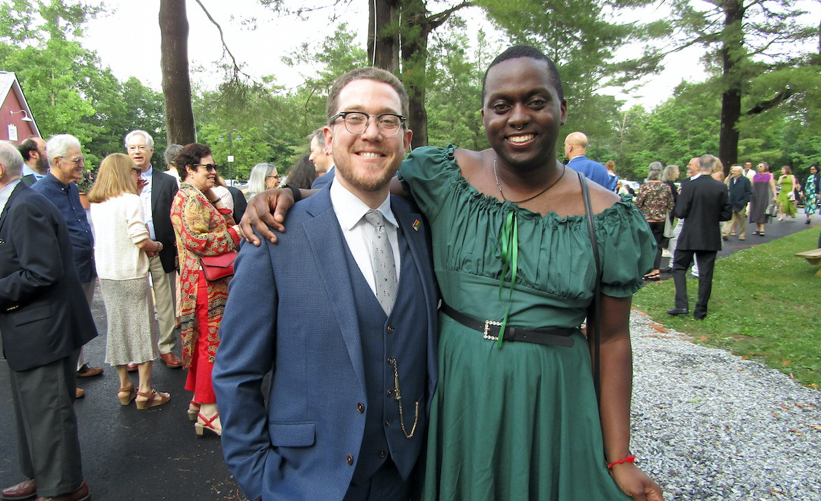 Lucas Griswold of Chesterwood and JV Hampton-VanSant of BRIDGE