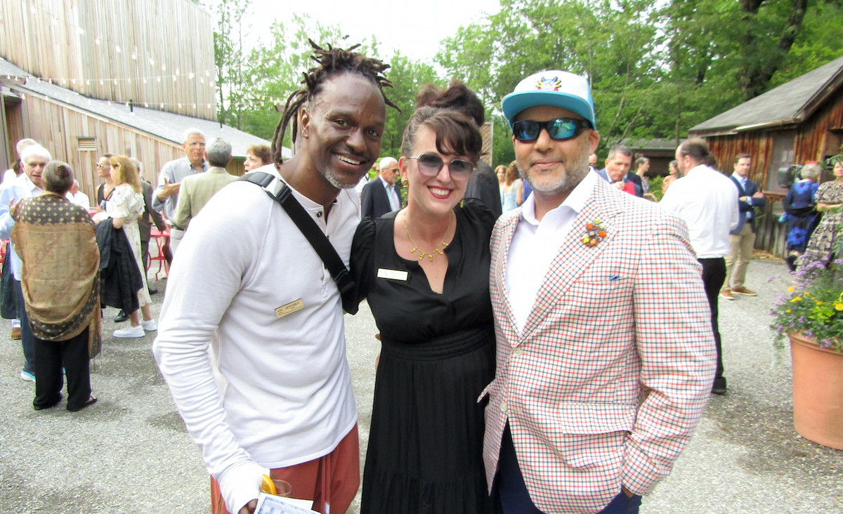Jacob&#39;s Pillow trustees Jeffrey Page and Sienna Patti with Leo Quiles