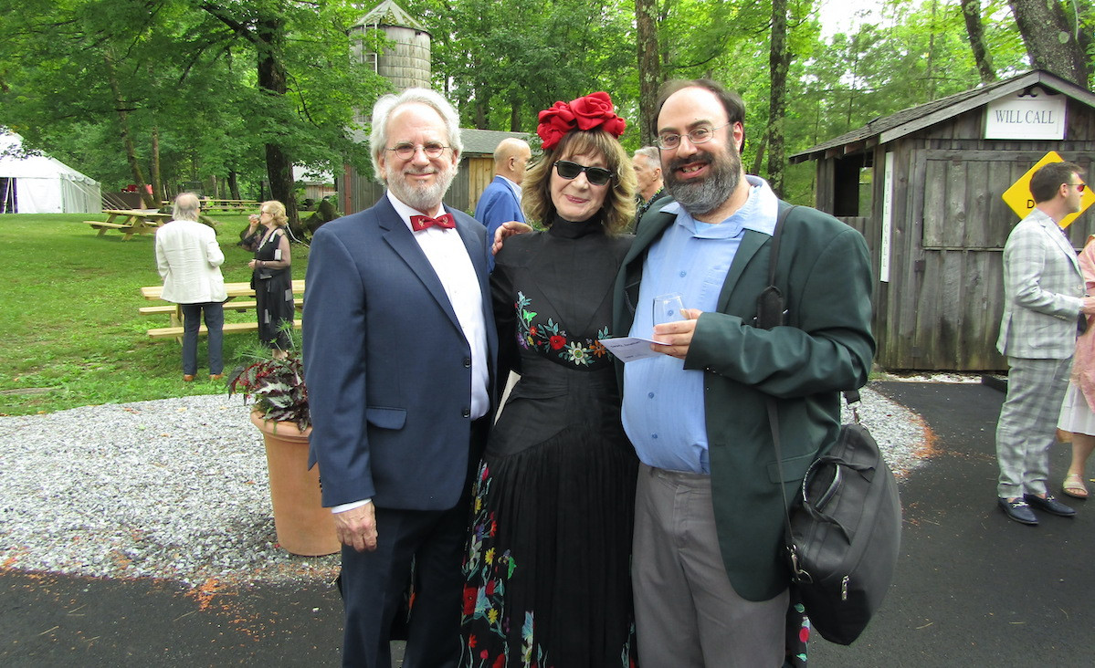 Dedicated gala supporters David Schecker, Vicki Bonnington, and Jonathan Swartz