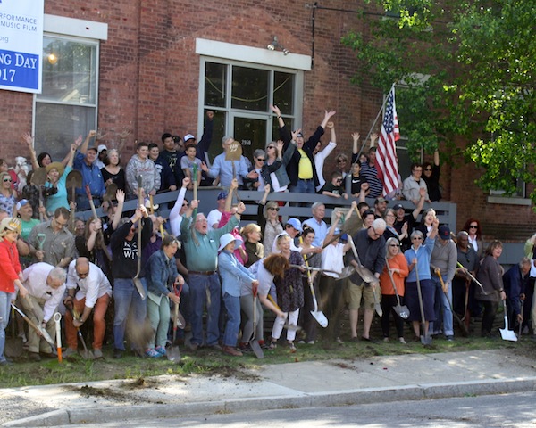 Breaking ground on the project in 2017 Breaking ground on the project in 2017