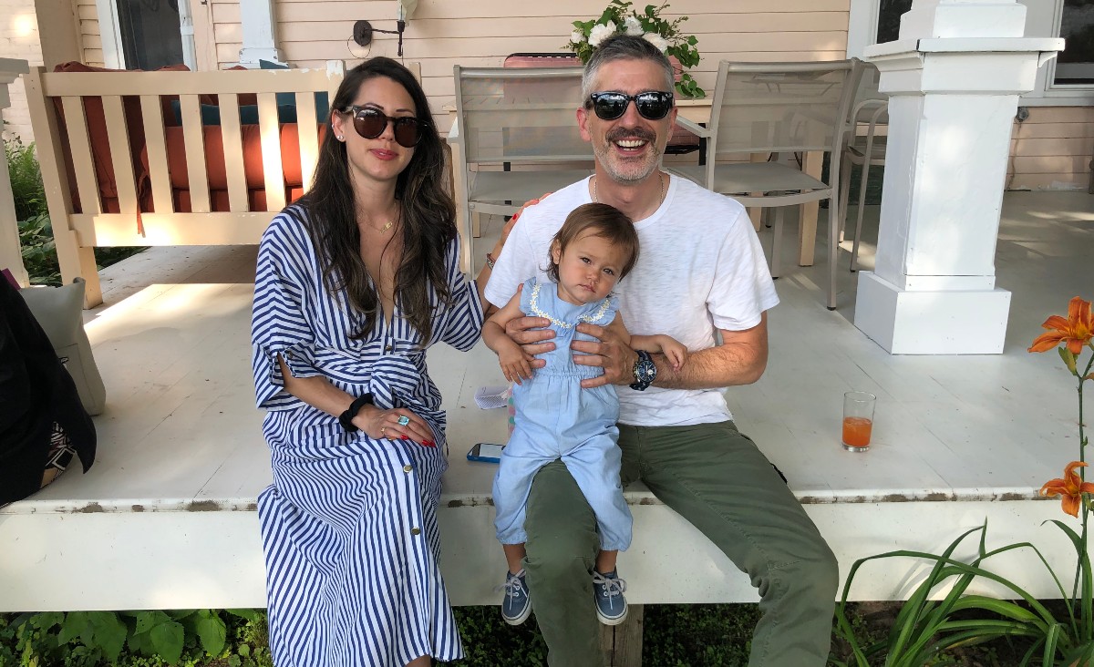 Kelli and Michael Prichinello, with their daughter Helena