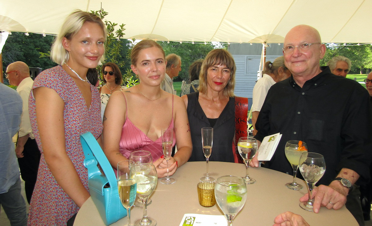 Clementine and Daisy Chalfant, gala commitee member Sarah Chalfant, and Huntley Gill Clementine and Daisy Chalfant, gala commitee member Sarah Chalfant, and Huntley Gill