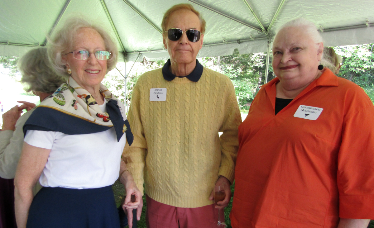 Virginia and James Giddens with Georgeanne Rousseau Virginia and James Giddens with Georgeanne Rousseau
