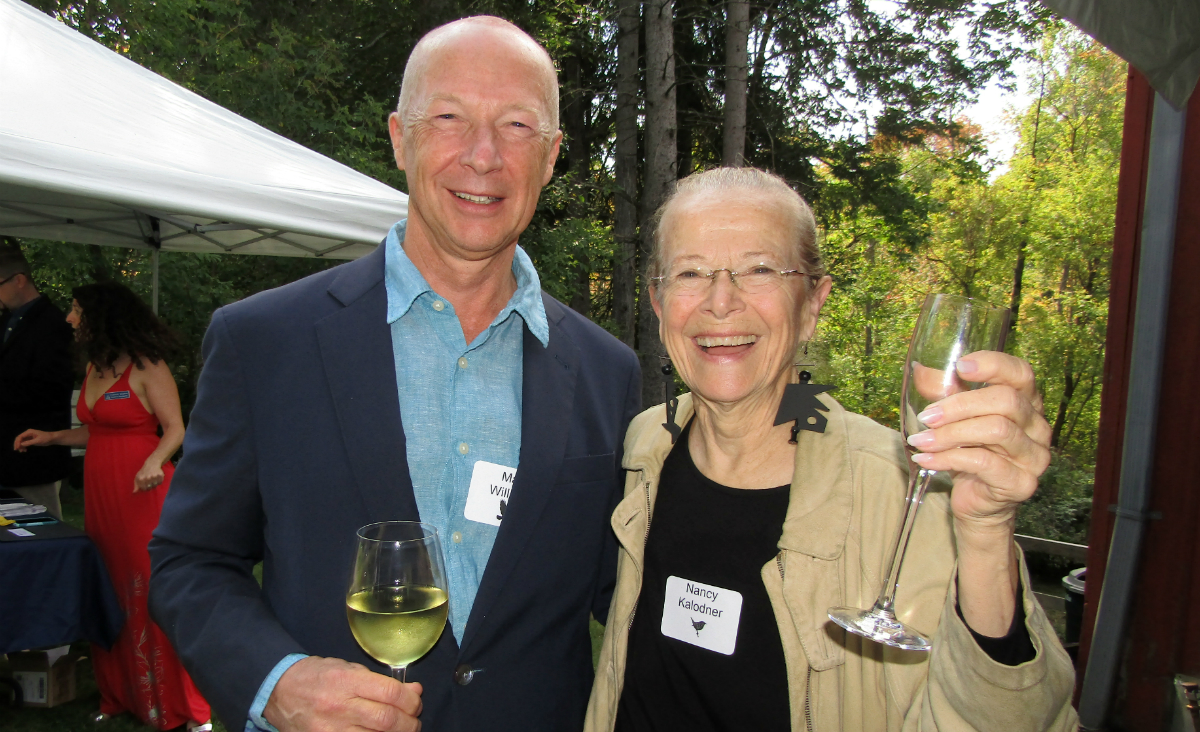 Brunch Committee member and former Rural Intelligence publisher Mark Williams with realtor Nancy Kalodner Brunch Committee member and former Rural Intelligence publisher Mark Williams with realtor Nancy Kalodner