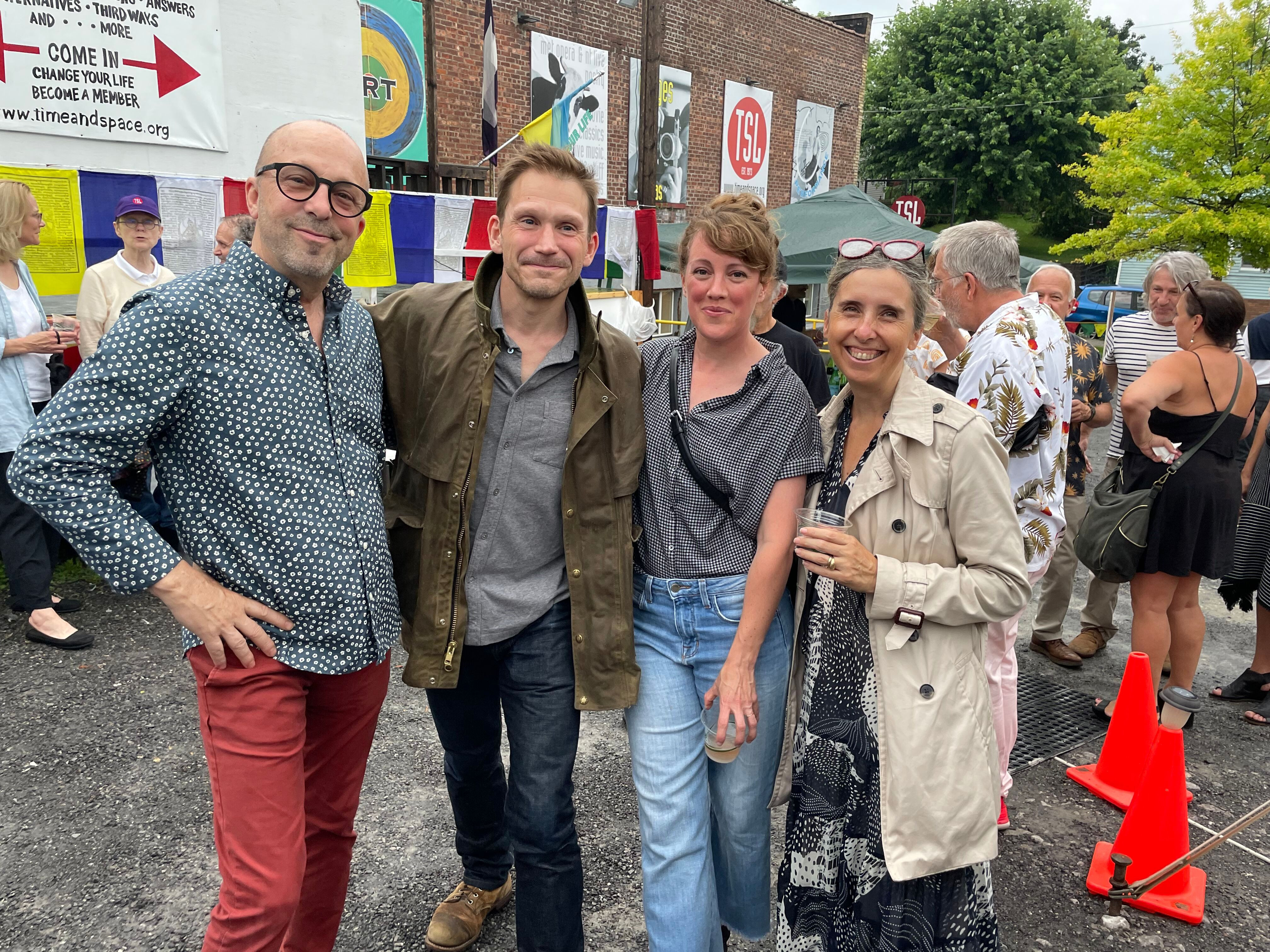 Playwright&nbsp;Joe Quattro, McCaleb Burnett, writer and director of the film "Midday Black Midnight Blue;" Sam&nbsp;Soule, and artist Olan Quattro