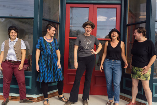 Random Harvest Worker-Owner&nbsp;Team: Margot Seigle, Robin Mullaney, Hillary Melville, Claire Wolf, and&nbsp;Amy Lawton.