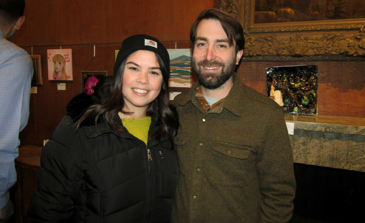 Rachel Boroniec and ceramic artist Michael Boroniec Rachel Boroniec and ceramic artist Michael Boroniec