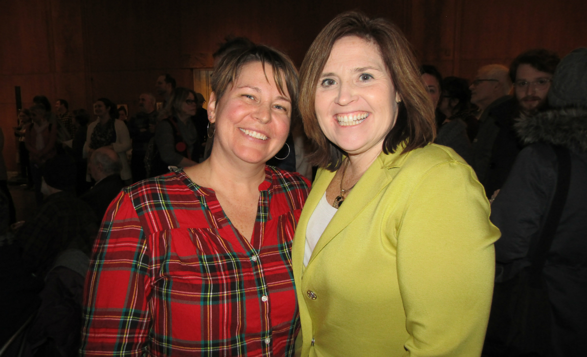 Jen Glockner of Cultural Pittsfield and Brenda Petell of Berkshire United Way Jen Glockner of Cultural Pittsfield and Brenda Petell of Berkshire United Way