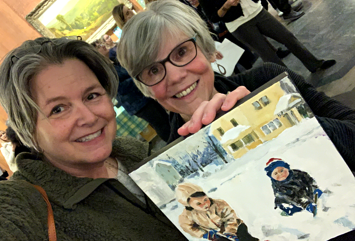 Photographer Julia Kaplan chose a painting by BAA board member Mary Beth Aldridge - Julia Kaplan Photographer Julia Kaplan chose a painting by BAA board member Mary Beth Aldridge - Julia Kaplan