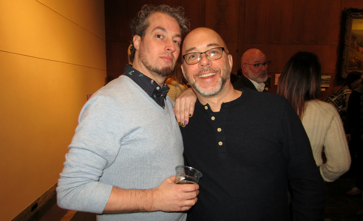 BAA board member and artist Michael Vincent Bushy and Russ Miller BAA board member and artist Michael Vincent Bushy and Russ Miller