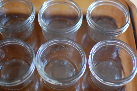 custard empty jars