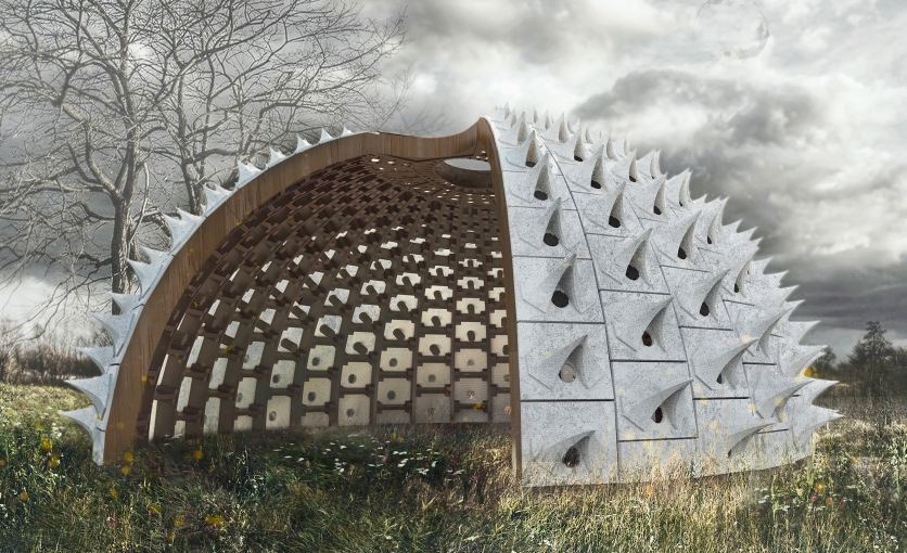 A rendering of the soon-to-be-completed Pollinators Pavilion A rendering of the soon-to-be-completed Pollinators Pavilion