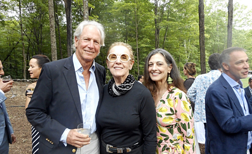 Tony Zunino, Linda Allard&nbsp;and&nbsp;JoAnne Torti at the&nbsp;5 Senses Festival kickoff party