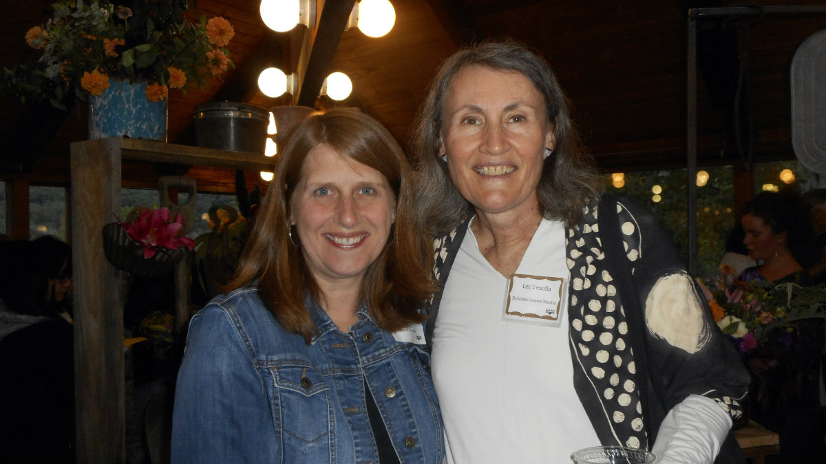 Allison Rachele Bayles, board president, and Lee Venolia, a trustee.