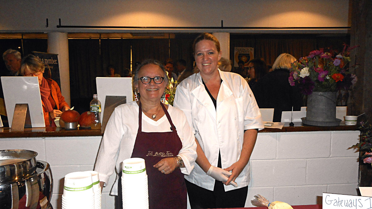 Gateways Inn and Restaurant owner Michelle Gazit and Trisha Magner partnered with High Lawn Farm.